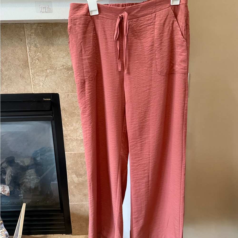 Pink Drawstring Pants